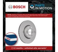 2x Brake Discs Pair Vented 259.6mm 0986479B73 Bosch Set BD2074 E190R02C02890174
