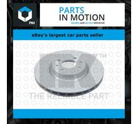 2x Brake Discs Pair Vented fits LANCIA MUSA 350 1.3D Front 09 to 12 284mm Set NK