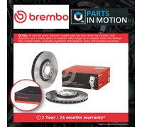 2x Brake Discs Pair Vented fits ALFA ROMEO 159 939 2.0D Front 09 to 11 305mm Set