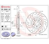 2x Brake Discs Pair Vented fits ALFA ROMEO GIULIETTA 940 1.4 Front 10 to 20 Set
