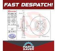 2x Brake Discs Pair Vented fits ALFA ROMEO GIULIETTA 940 1.8 Front 10 to 18 Set