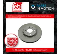 Ferdinand Bilstein Brake Discs Front Vented Pair (2x) 257mm for Alfa Romeo 155 (167) 2.0 1992–1997