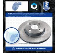 2x Brake Discs Pair Vented fits ASTON MARTIN CYGNET 1.3 Front 11 to 13 1NR-FE