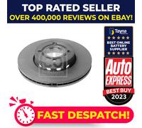 2x Brake Discs Pair Vented fits AUDI 80 B4 2.6 Front 92 to 95 ABC 276mm Set Febi