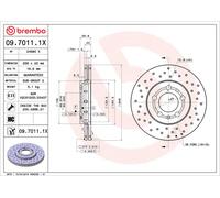 2x Brake Discs Pair Vented fits AUDI A2 8Z0 Front 1.4 1.6 1.4D 00 to 05 256mm
