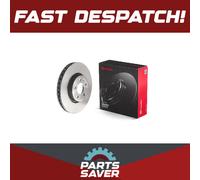 2x Brake Discs Pair Vented fits AUDI A4 Allroad B9 2.0 Front 2016 on 318mm Set