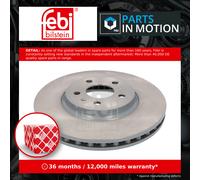 2x Brake Discs Pair Vented fits AUDI A5 8F, 8T3, 8TA 2.0 Front 08 to 17 320mm