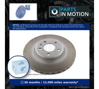 2x Brake Discs Pair Vented fits AUDI A4 B8, B9 2.0D Front 2007 on 314mm Set New