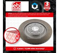 2x Brake Discs Pair Vented fits AUDI A4 B8, B9 Rear 1.8 2.0 2.0D 3.0D 2007 on