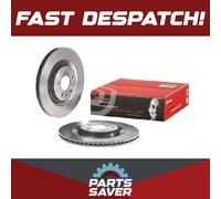 2x Brake Discs Pair Vented fits AUDI A4 B8, B9 Rear 2007 on 330mm Set Brembo New