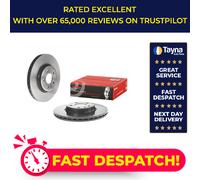 2x Brake Discs Pair Vented fits AUDI A5 2.0 Front 2008 on 314mm Set Brembo New