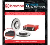 2x Brake Discs Pair Vented fits AUDI A5 3.0D Front 2016 on 318mm Set Brembo New