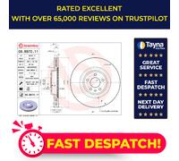 2x Brake Discs Pair Vented fits AUDI A5 8F, 8T3, 8TA 3.2 Front 07 to 12 CALA Set
