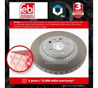 2x Brake Discs Pair Vented fits AUDI A5 8F, 8T3, 8TA 2.0 Front 08 to 17 320mm