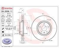 2x Brake Discs Pair Vented fits AUDI A5 F53, F5A 1.4 Front 16 to 20 CVNA 318mm