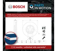 Bosch 0986479E49 Brake Disc Vented Front Braking System Replacement For Audi