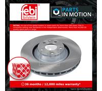 2x Brake Discs Pair Vented Front 347mm 26659 Febi Set 4F0615301F 4F0615301G New