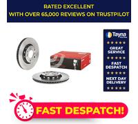 2x Brake Discs Pair Vented fits AUDI A8 D3 4.0D Rear 03 to 05 ASE 280mm Set New