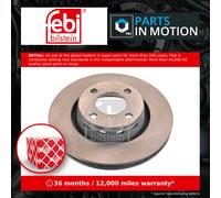 2x Brake Discs Pair Vented fits AUDI 80 B4 2.6 Front 92 to 96 ABC 280mm Set Febi