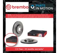 2x Brake Discs Pair Vented fits AUDI Q2 GA Front 2016 on 312mm Set Brembo New