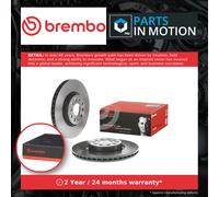 2x Brake Discs Pair Vented fits AUDI Q3 8U, F3B, F3N Front 1.4 1.5 2.0 2.0D Set