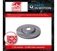 2x Brake Discs Pair Vented fits AUDI Q4 F4B, F4N Front 2021 on 358mm Set Febi