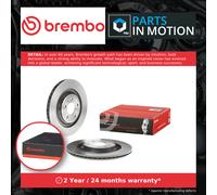 2x Brake Discs Pair Vented fits AUDI Q5 8RB 2.0D Rear 08 to 17 330mm Set Brembo