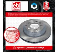 2x Brake Discs Pair Vented fits PORSCHE CAYENNE 92A, 9PA 3.6 Rear 2007 on 330mm