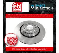 2x Brake Discs Pair Vented fits AUDI S3 2.0 Rear 2006 on 310mm Set 1K0615601N