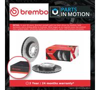 2x Brake Discs Pair Vented fits AUDI S3 8P1, 8PA 2.0 Front 06 to 13 280mm Set