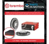 Brake Disc x2 Front Fits Audi A3 Sportback Convertible Seat - Brembo 09.9167.11