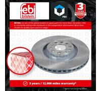 2x Brake Discs Pair Vented fits AUDI S3 8V, 8YA, 8YS 2.0 Front 2012 on 340mm Set