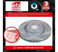 2x Brake Discs Pair Vented fits AUDI S5 8T3 4.2 Front 07 to 11 CAUA 345mm Set