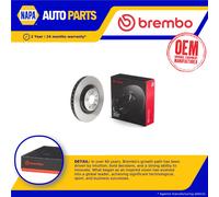 AUDI Q5 Single Brembo Coated Brake Disc Front 2008-