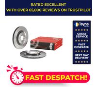 2x Brake Discs Pair Vented fits AUDI SQ5 8RB, FY Rear 3.0 3.0D 2012 on 330mm Set
