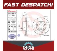 2x Brake Discs Pair Vented fits BMW 114 F20, F21 1.6 Front 12 to 15 N13B16A Set