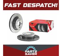 2x Brake Discs Pair Vented fits BMW 116 E81, E87 1.6 Rear 04 to 11 300mm Set New