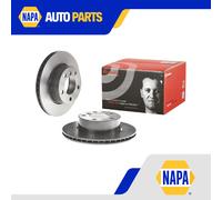 2x Brake Discs Pair Vented fits BMW 118 F20, F21 1.5 Front 2015 on B38B15A 284mm