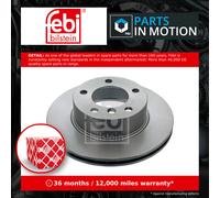 2x Brake Discs Pair Vented Front 284mm 23535 Febi Set 34116764629 34116854996