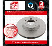 Febi Bilstein 30541 Brake Disc Fits BMW X1 xDrive 23 d xDrive 25 d 2009-2015