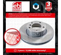 2x Brake Discs Pair Vented Front 300mm 24468 Febi Set 34116764643 34116772669