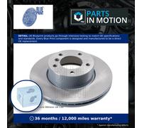 2x Brake Discs Pair Vented fits BMW 316D E90, E91 2.0D Front 09 to 12 N47D20C