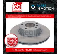 Febi Bilstein 30541 Brake Disc Fits BMW X1 xDrive 23 d xDrive 25 d 2009-2015