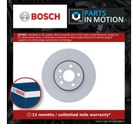 Bosch Brake Disc Single Front 306.8mm 67mm Vented 24mm 0986479C93