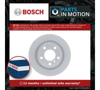1X Brake disc for BOSCH 0 986 479 044 BMW 1 (E87) 2 2004-2011
