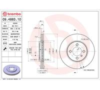 2x Brake Discs Pair Vented fits BMW 316 E30 1.8 Front 83 to 88 With ABS 260mm