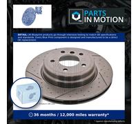 2x Brake Discs Pair Vented fits BMW 316 E91 1.6 Rear 08 to 12 N43B16AA 324mm Set