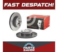 2x Brake Discs Pair Vented fits BMW 318D 2.0D Front 2012 on 300mm Set Brembo New