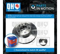 Quinton Hazell Brake Disc BDC6077 Front Vented Coated 300mm