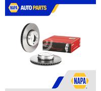 2x Brake Discs Pair Vented fits BMW 320 2.0 Front 2012 on 340mm Set Brembo New